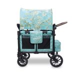 Wonderfold W2 Luxe Pro Kinderwagen für 2 Kinder / Bollerwagen Van Gogh Edition