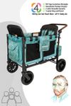 Wonderfold W4 Luxe Pro Kinderwagen für 4 Kinder / Bollerwagen Van Gogh Edition