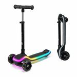 Kinderkraft LED-Dreiradscooter Raket