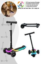 Kinderkraft LED-Dreiradscooter Raket