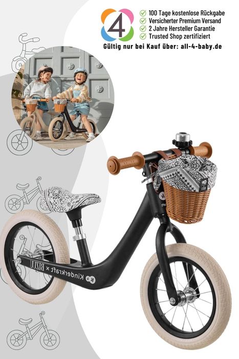 Kinderkraft Balance Bike Rapid 2 BIZUU Kollektion / Laufrad