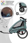 Qeridoo Qupa Plus 1 - Kinderfahrradanhänger für 1 Kind