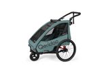 Qeridoo Qupa Plus 2 - Kinderfahrradanhänger für 2 Kinder
