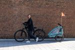 Qeridoo Qupa Plus 2 - Kinderfahrradanhänger für 2 Kinder