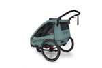 Qeridoo Qupa Plus 2 - Kinderfahrradanhänger für 2 Kinder