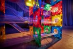 Cleverclixx Ball Run Dazzling Lights Pack Intense / Kugelbahn - 100 Teile