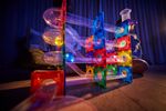 Cleverclixx Ball Run Dazzling Lights Pack Intense / Kugelbahn - 100 Teile