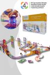 Cleverclixx Large Race Track Pastel /  Autobahn-Bausatz - 80 Teile