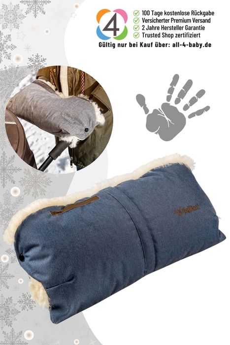 Fellhof Kinderwagen-Handwärmer aus Lammfell