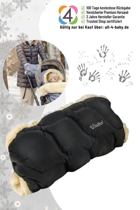 Fellhof Kinderwagen-Handwärmer Winterberg