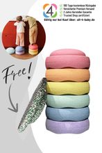 Stapelstein Blush Special Rainbow Set Pastel - 6er Set mit gratis Board