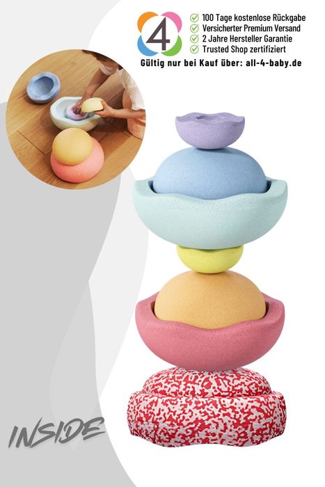 Stapelstein® Blush Special Inside Set Pastel inkl. Gratis Stein Original red & blush