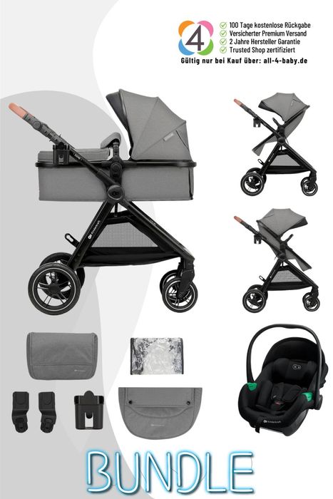Kinderkraft Kinderwagen 3in1 Esme  Pro / Kombikinderwagen