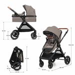 Kinderkraft Kinderwagen 3in1 Esme  Pro / Kombikinderwagen