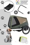 Croozer Dog Enna Happy Walk Bundle inkl. Regenverdeck, Packfach und Buggy-Set