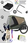 Croozer Dog Mikke Happy Walk Bundle inkl. Regenverdeck, Packfach und Buggy-Set