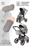 Moon Resea 2.0 Winterset Kombikinderwagen, mit Fußsack und Handmuff