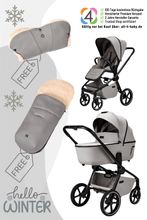 Moon Resea 2.0 Winterset Kombikinderwagen, mit Fußsack und Handmuff