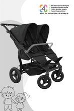 TFK duo - Sport-Zwillingswagen mit Sporteinheit mit Luftreifen (2026)