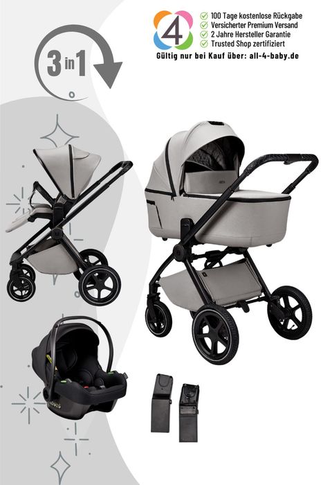 Moon Gio 2.0 Kinderwagen Set mit COSMO 2.0