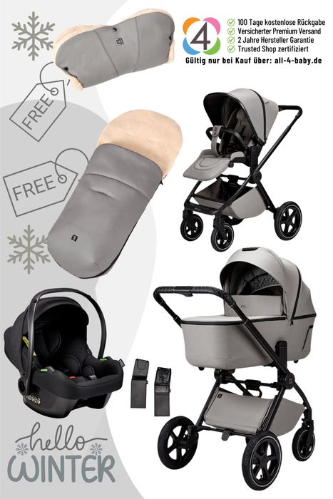 Moon Gio 2.0 Winterset mit COSMO 2.0 inkl. gratis Handmuff u. Fußsack