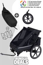 ABC Design Fahrradanhänger Tour inkl. Sportkid und Neugeboreneneinsatz