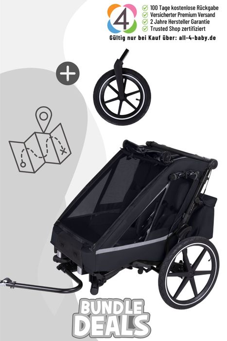 ABC Design Fahrradanhänger Tour inkl. Sportkid