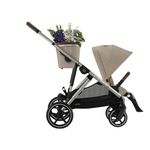 Cybex Gazelle S Kinderwagen / Geschwisterwagen inkl. Snogga 2.0 Fußsack