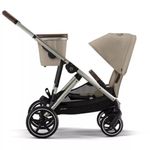 Cybex Gazelle S Kinderwagen / Geschwisterwagen inkl. Snogga 2.0 Fußsack