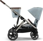 Cybex Gazelle S Kinderwagen / Geschwisterwagen inkl. Snogga 2.0 Fußsack