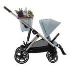 Cybex Gazelle S Kinderwagen / Geschwisterwagen inkl. Snogga 2.0 Fußsack
