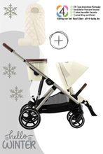 Cybex Gazelle S Kinderwagen / Geschwisterwagen inkl. Snogga 2.0 Fußsack