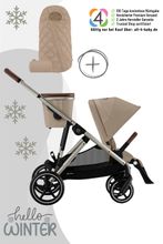 Cybex Gazelle S Kinderwagen / Geschwisterwagen inkl. Snogga 2.0 Fußsack