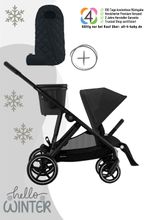Cybex Gazelle S Kinderwagen / Geschwisterwagen inkl. Snogga 2.0 Fußsack