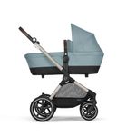 Cybex EOS Lux Kinderwagen (2-in-1 Kinderwagen)  inkl. Snogga 2.0 Fußsack