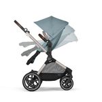 Cybex EOS Lux Kinderwagen (2-in-1 Kinderwagen)  inkl. Snogga 2.0 Fußsack