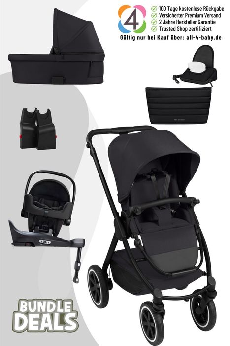 ABC Design Samba 2 All in One Set mit Graco SnugLite i-Size inkl. Snug Turn Base
