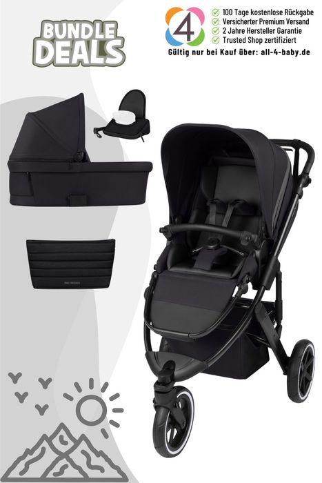 ABC Design Salsa 5 Run Sportkinderwagen inkl. Babywanne