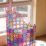 Cleverclixx Großer Kreativ-Bausatz Pastellfarben 125 Teile / Magnetsteinbausatz