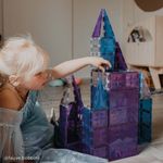 Cleverclixx Mega-Eiskristall-Bausatz | 180 Teile / Magnetsteinbausatz