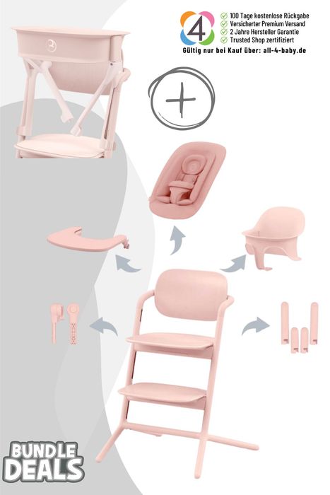 Cybex Lemo 4in1 Set Kinderhochstuhl inkl. LemoTower