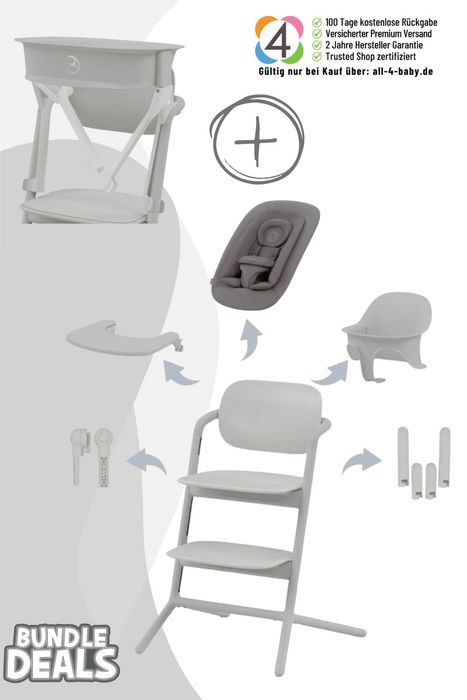 Cybex Lemo 5in1 Set Kinderhochstuhl inkl. LemoTower