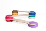 tiSsi® Balance Board Set inkl. Stapelstein 6er Set Rainbow Classic inkl. Board