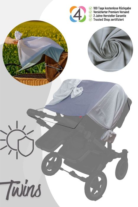 Levily Sonnenschutzsegel Twins