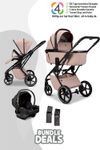 Moon Ciao Kombikinderwagen Set 3in1 inkl. Cosmo 2.0 Babyschale