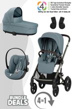 Cybex Talos S Lux Kinderwagen inkl. Babywanne und Cloud G - Kollektion 2026 /4in1 Set
