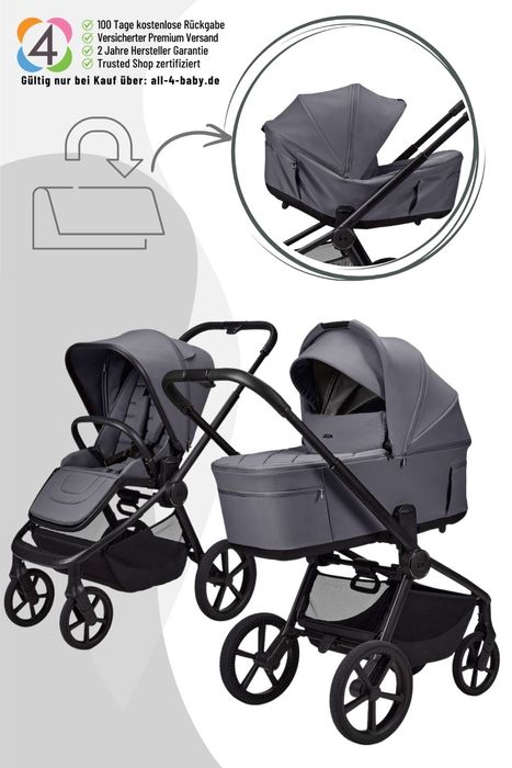 Moon Resea Fold Diamond Kombikinderwagen /2in1 Kinderwagen