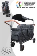 Wonderfold W6 Luxe Pro KinderVan für 6 Kinder / Bollerwagen