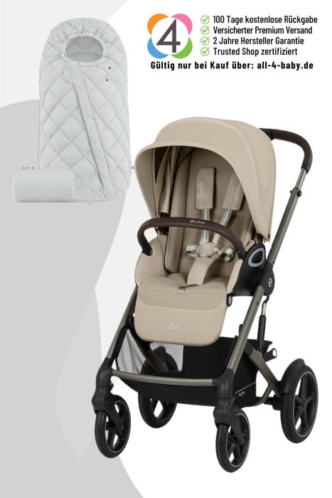 Cybex Talos S Lux Kinderwagen - inkl. Snogga Fußsack