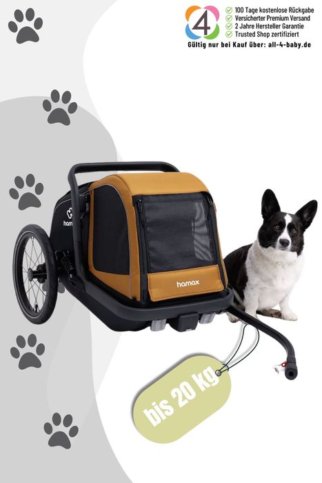 Milou S Hundeanhänger (für Hunde bis 20 kg)